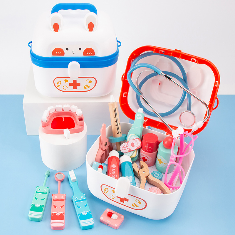 Kids Doctor Education - Conjunto de Brinquedos de Médico Coelho