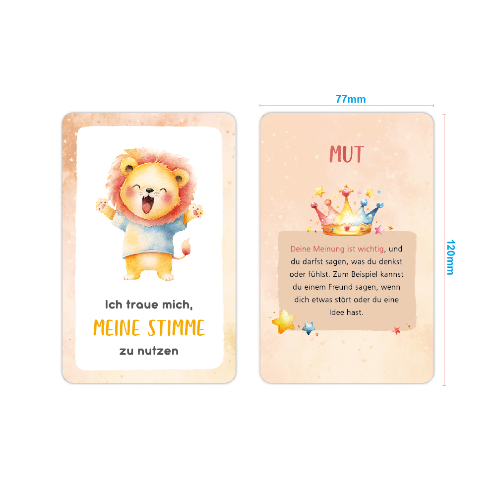 Kids Early Education - Novas Cartas de Mindfulness 32PCS, Cartas