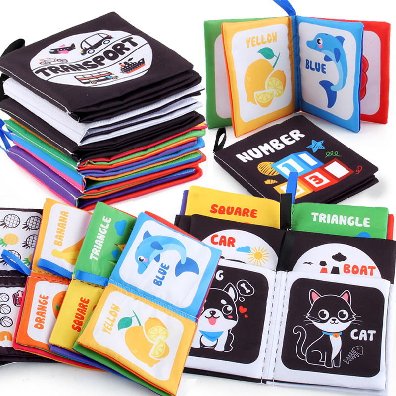 Kids Education Books - Livro de pano de bebê para