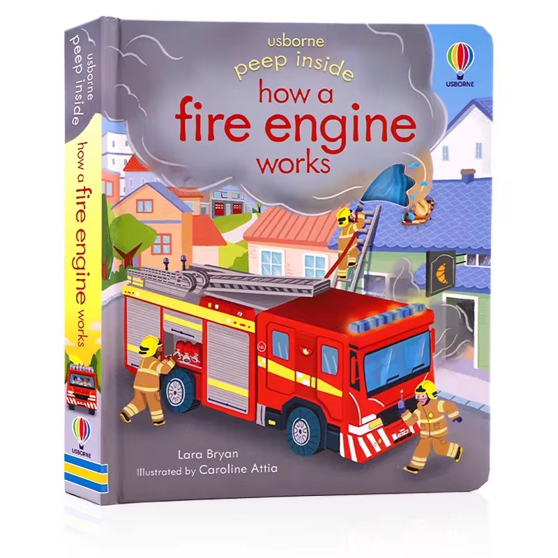 Kids Education Books - Usborne Peep Inside: Como Funciona um