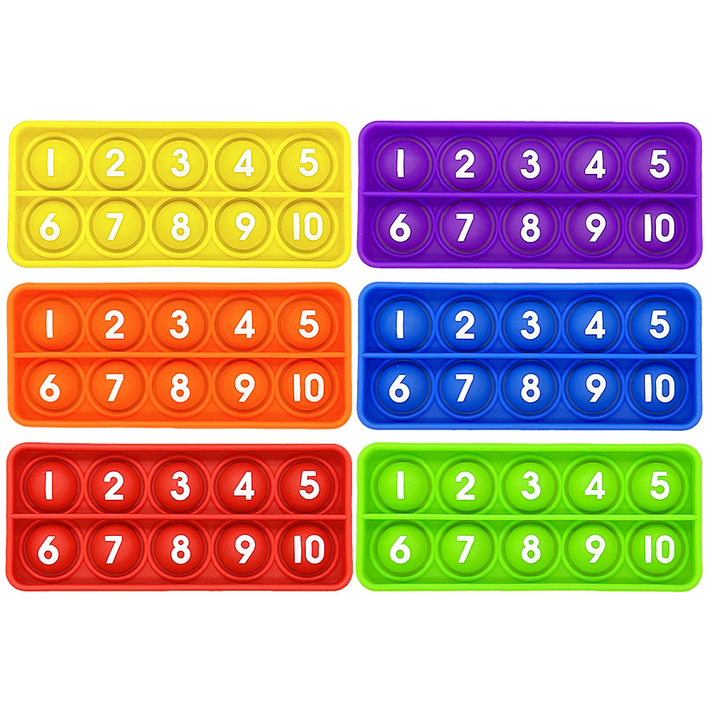 Math Manipulative Set - Dez molduras de jogos de matemática,