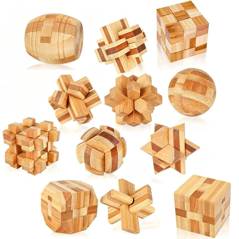 Brain Teaser Cube - NOVO Quebra-Cabeça Lu Ban Lock de