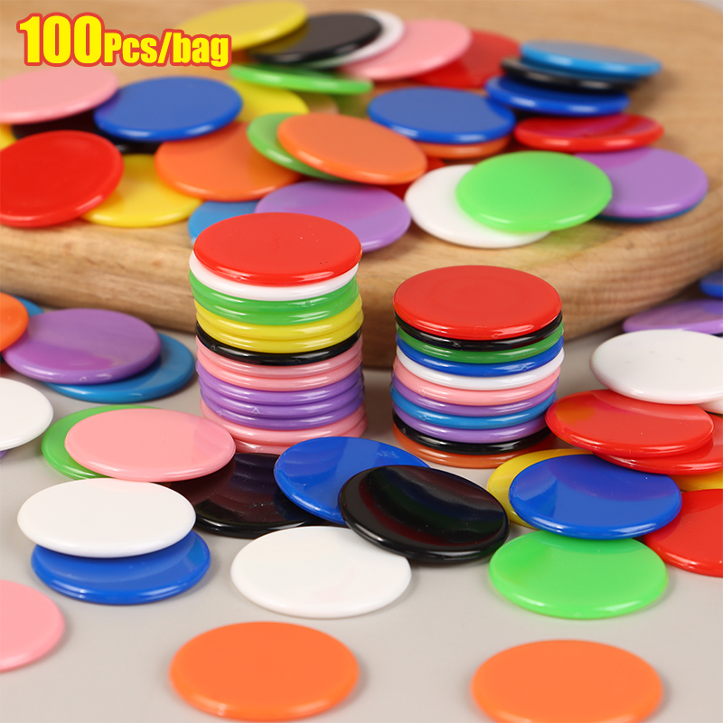 Math Manipulative Set - Conjunto de 100 Peças de Fichas