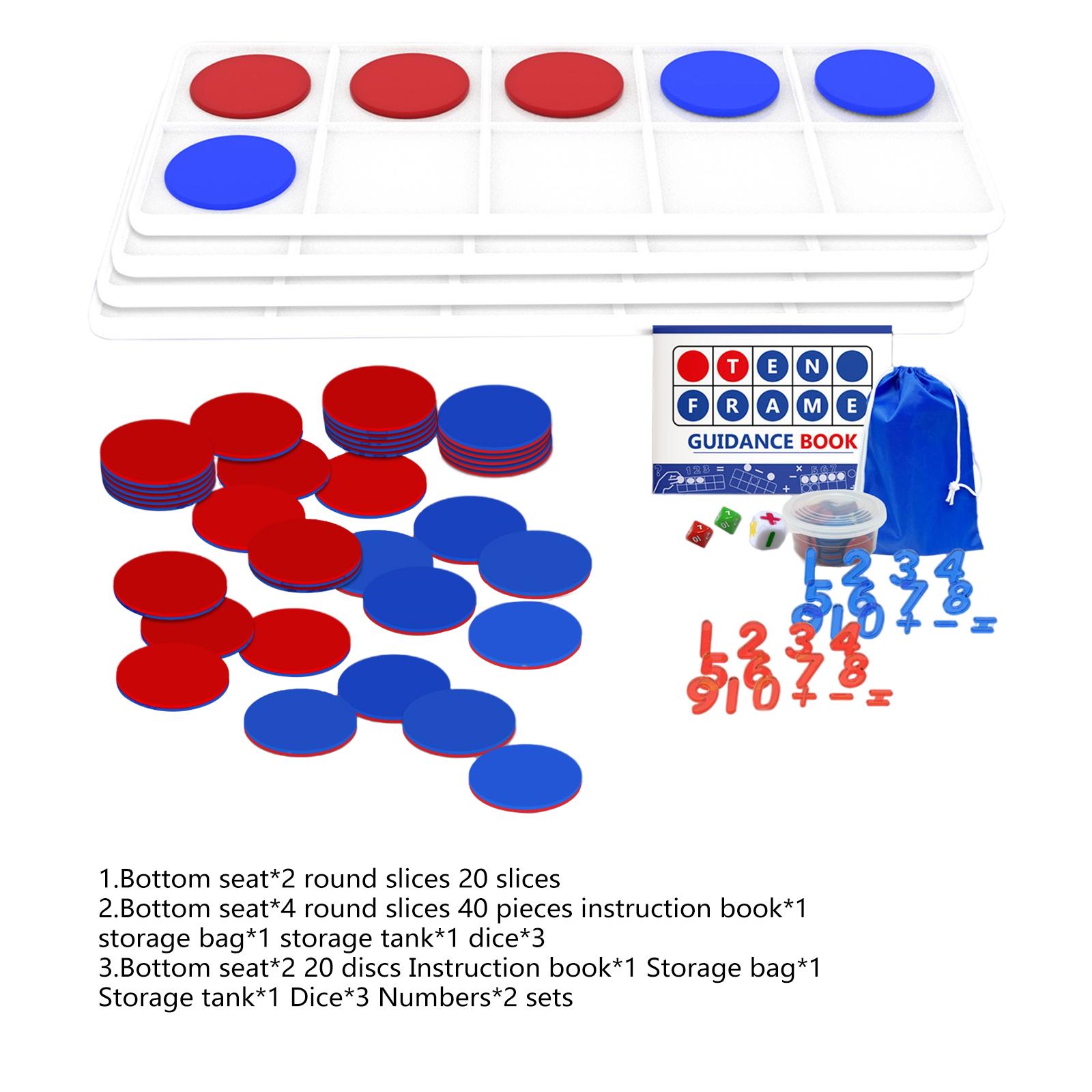 Math Manipulative Set - Conjunto Gigante de Dez Quadros de