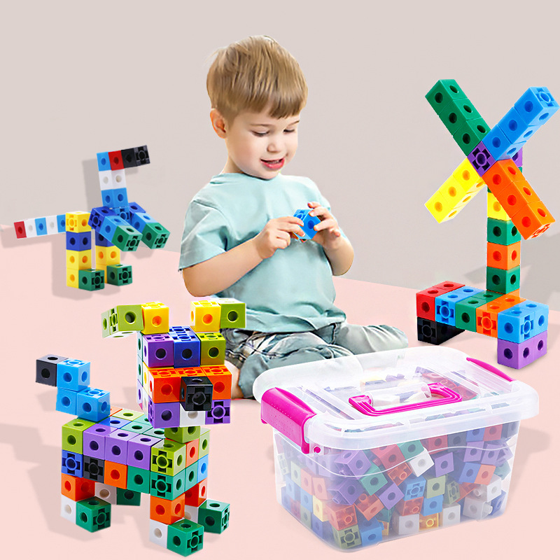 Math Manipulative Set - Conjunto de 100 Cubos de Matemática,