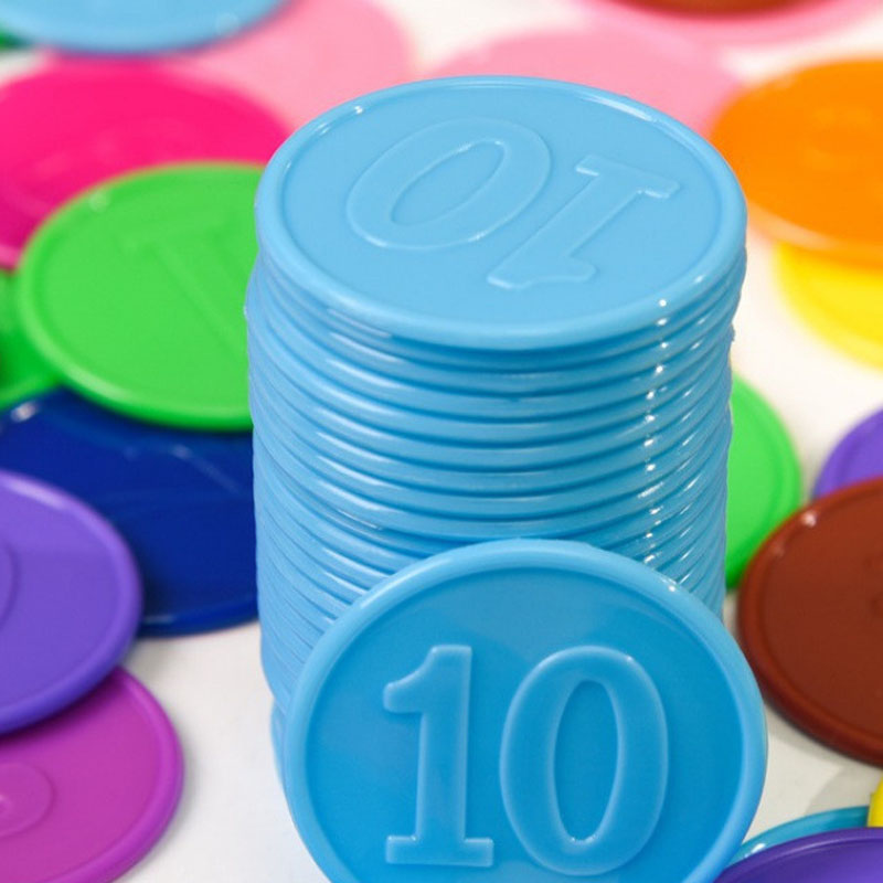 40 peças de fichas de pôquer c - Math Manipulative Set avaliação e preço