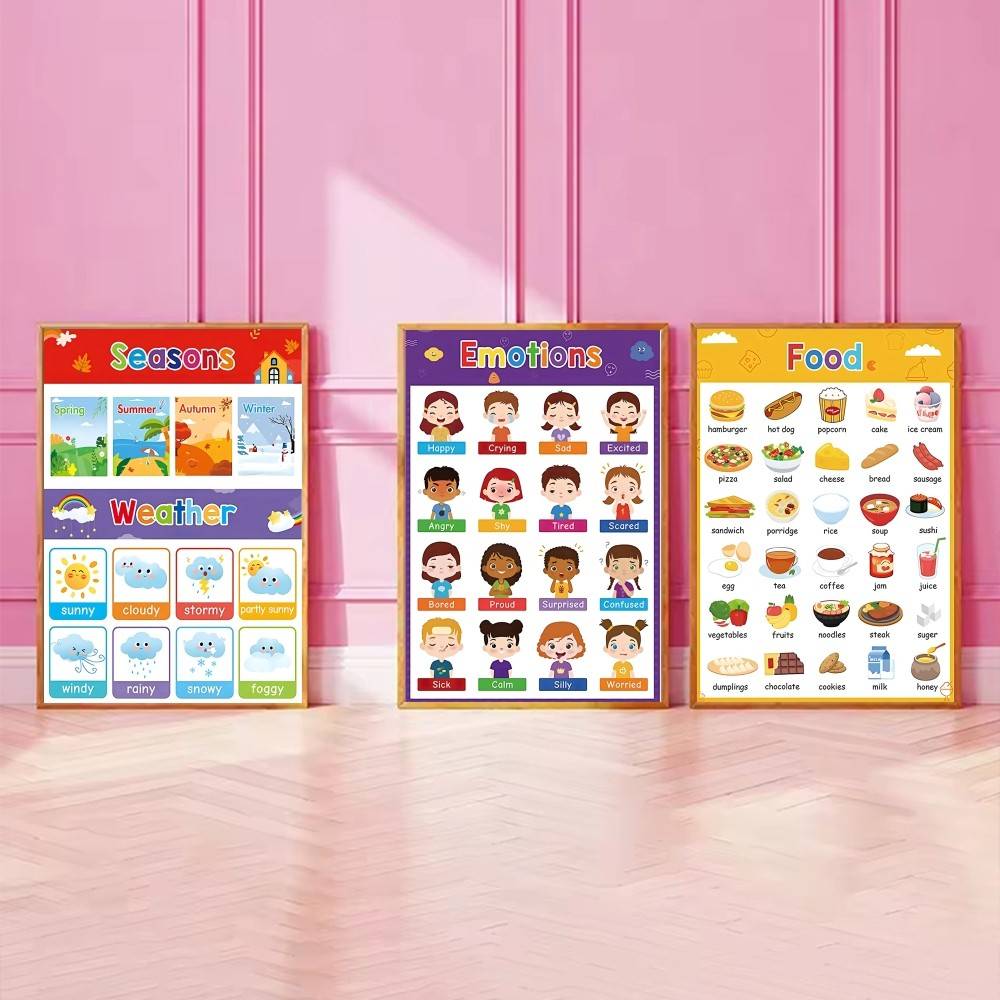 Pôster Educacional Colorido pa - Kids Education Charts avaliação e preço