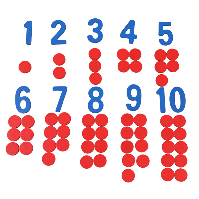 Crianças de madeira montessori - Math Manipulative Set avaliação e preço