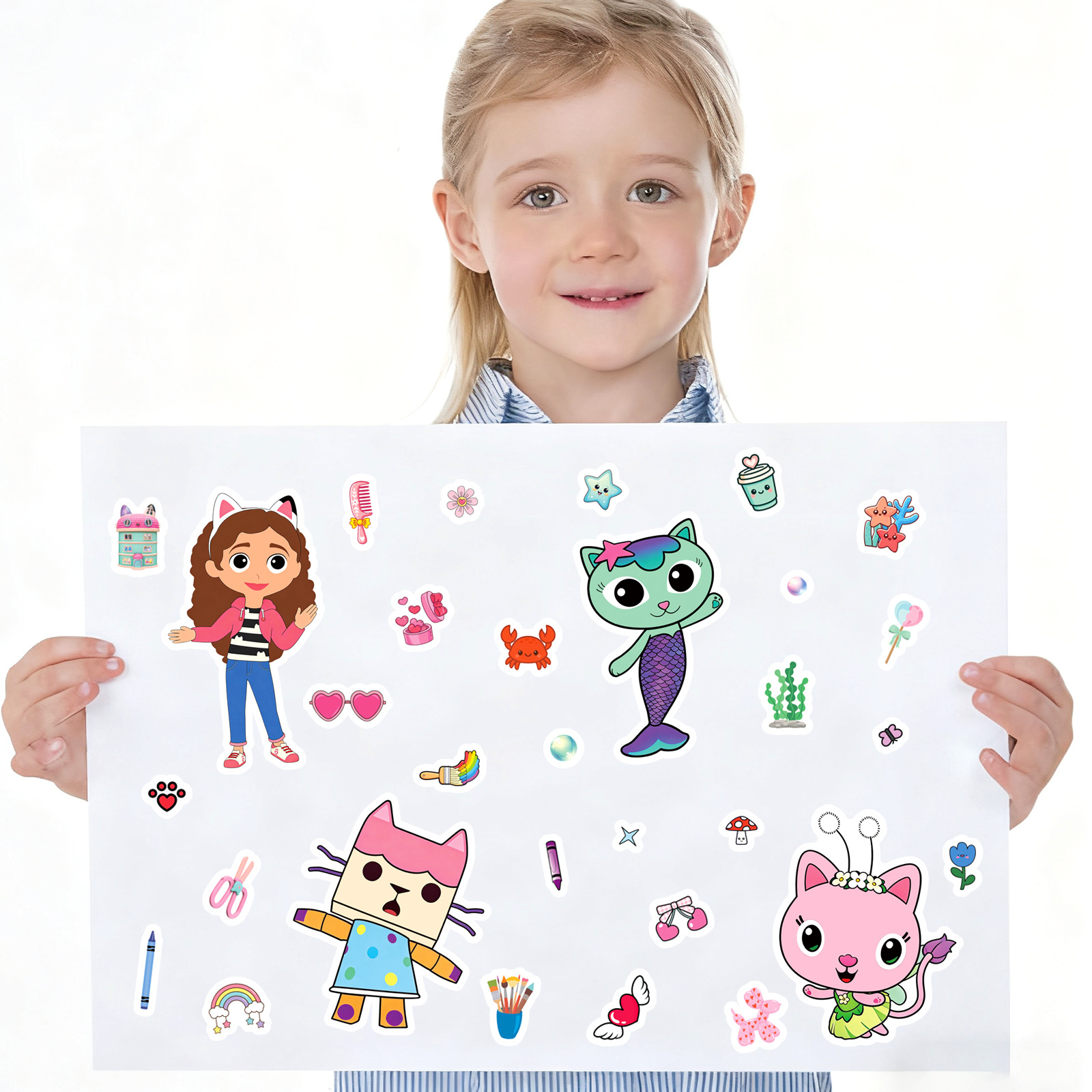 8/16 Folhas de Adesivos Quebra - Kids Education App avaliação e preço