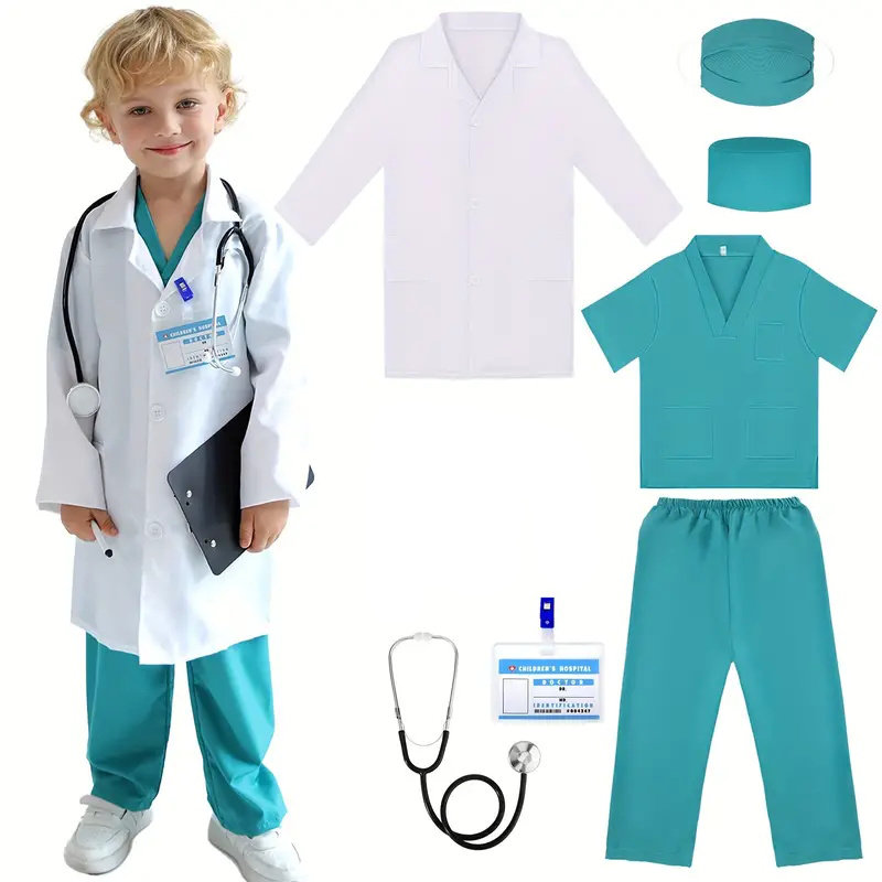 7 pçs crianças médico enfermei - Kids Doctor Education avaliação e preço