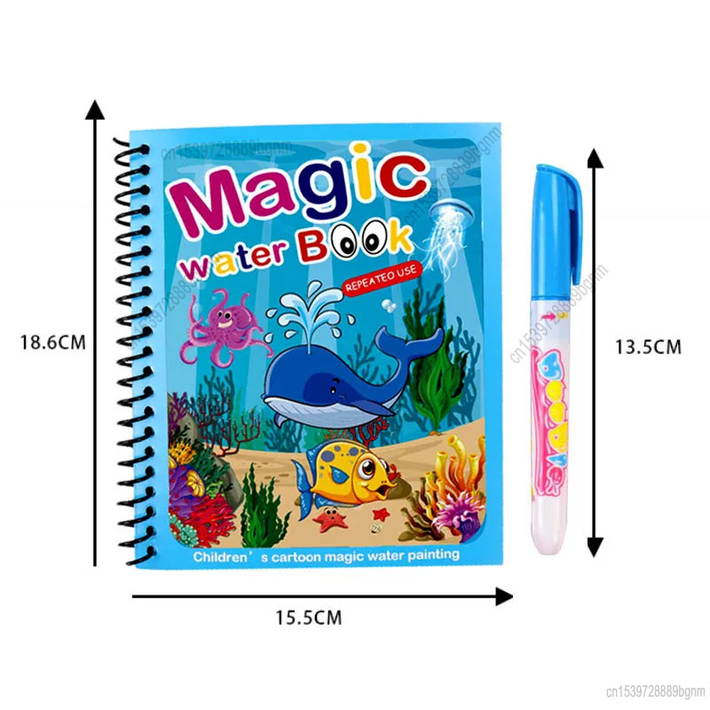 Pintura a água mágica dos dese - Kids Education Books avaliação e preço