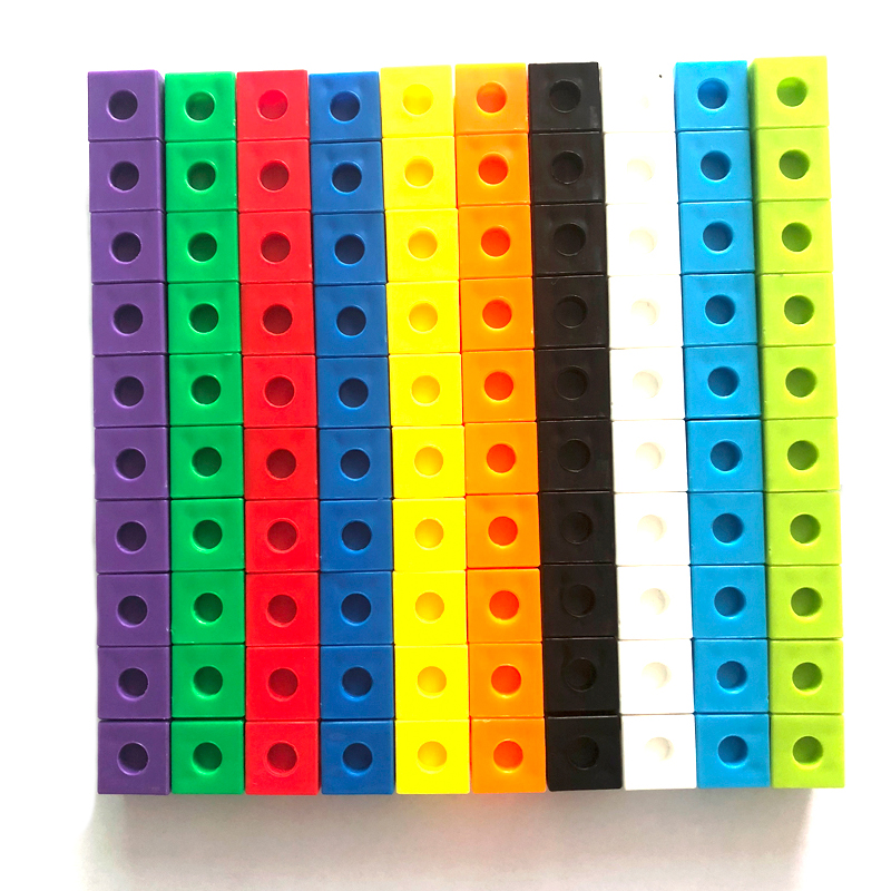Conjunto de 100 Cubos de Encai - Math Manipulative Set avaliação e preço