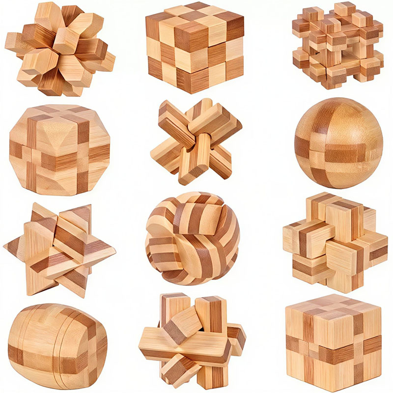 NOVO Quebra-Cabeça Lu Ban Lock - Brain Teaser Cube avaliação e preço