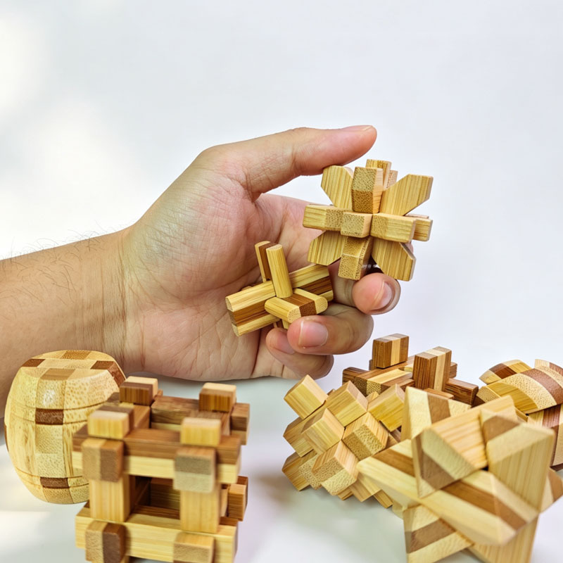NOVO Quebra-Cabeça Lu Ban Lock - Brain Teaser Cube avaliação e preço
