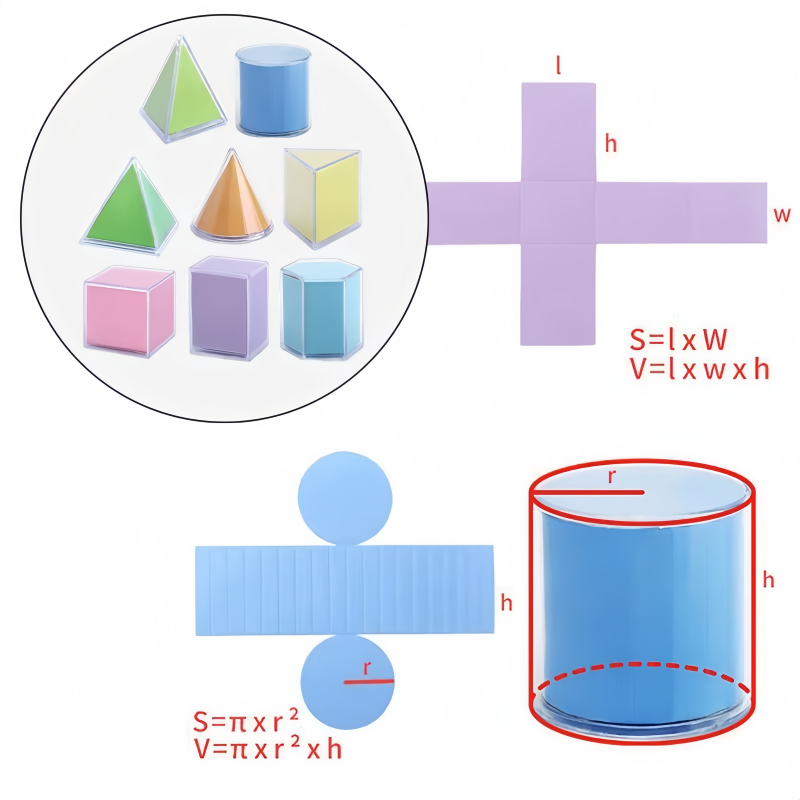 8 Peças Montessori Matemática  - Math Manipulative Set avaliação e preço