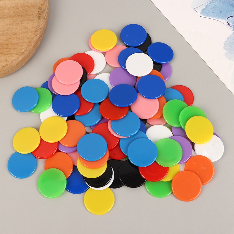 Conjunto de 100 Peças de Ficha - Math Manipulative Set avaliação e preço
