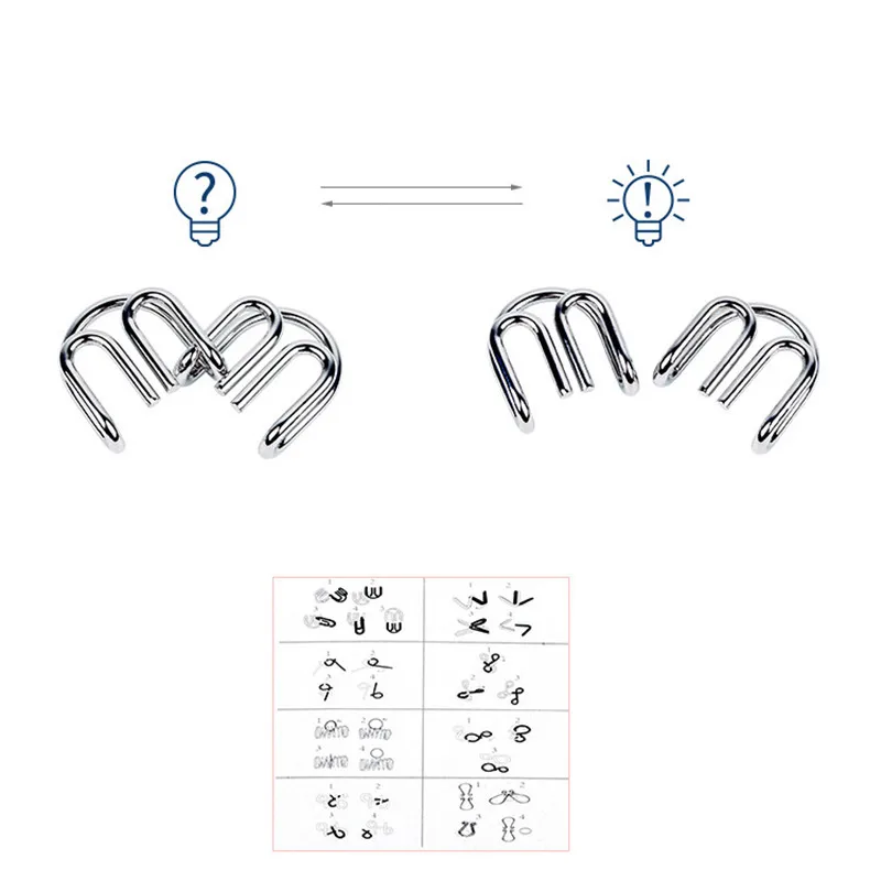 8 pçs/set metal montessori fio - Kids Education App avaliação e preço