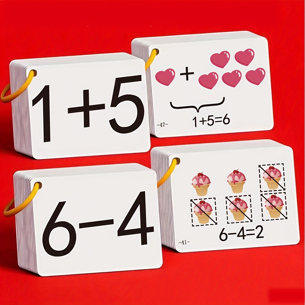 132 cartões de adição e subtra - Math Manipulative Set avaliação e preço