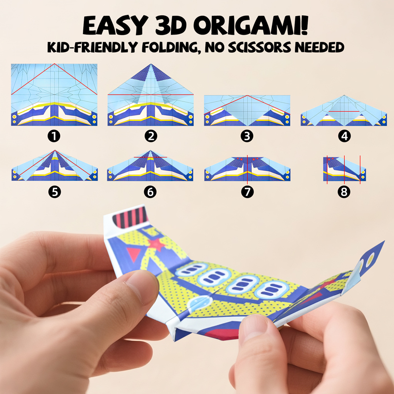 Kit de Origami para Aviões de  - Kids Education App avaliação e preço