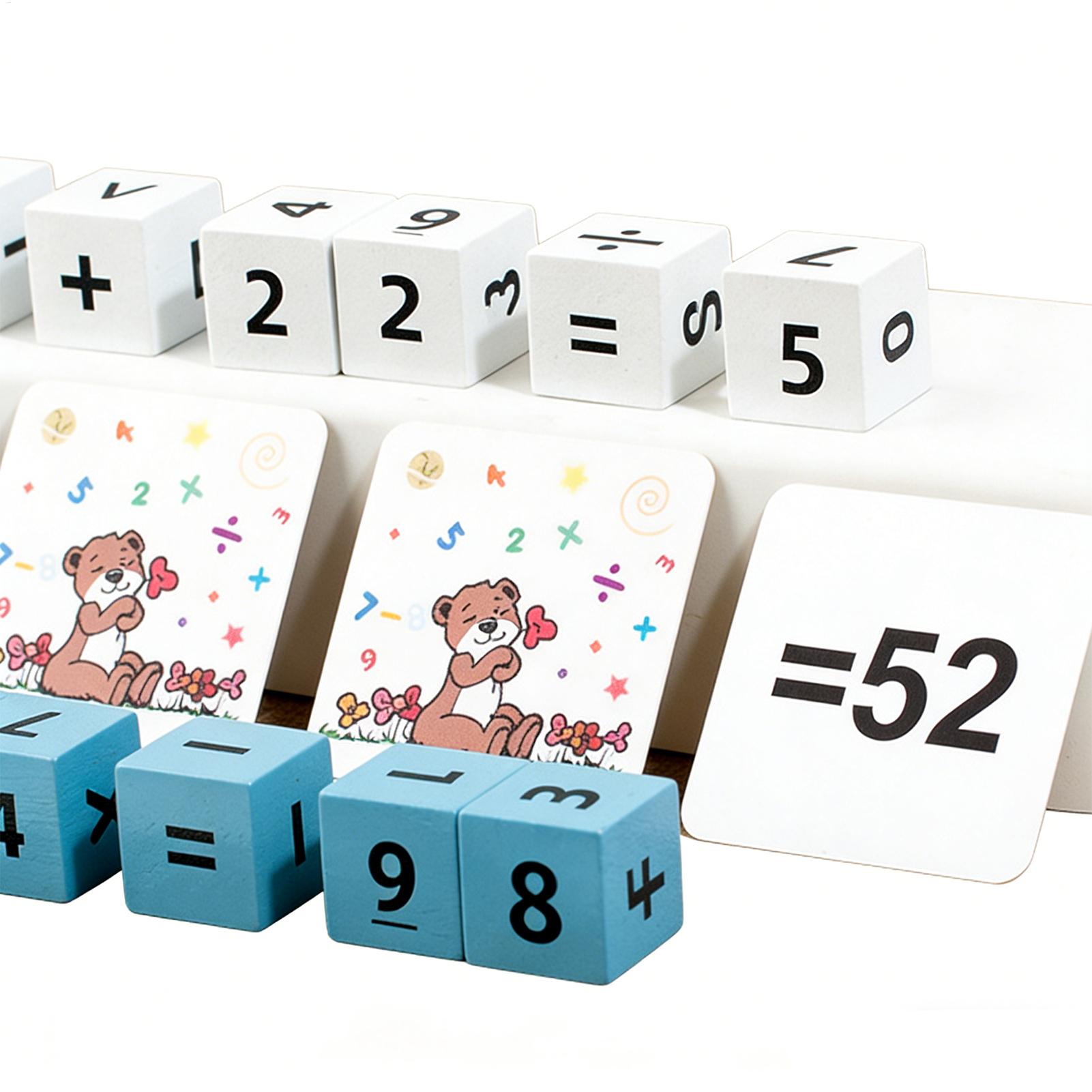 Blocos de números de madeira q - Math Manipulative Set avaliação e preço