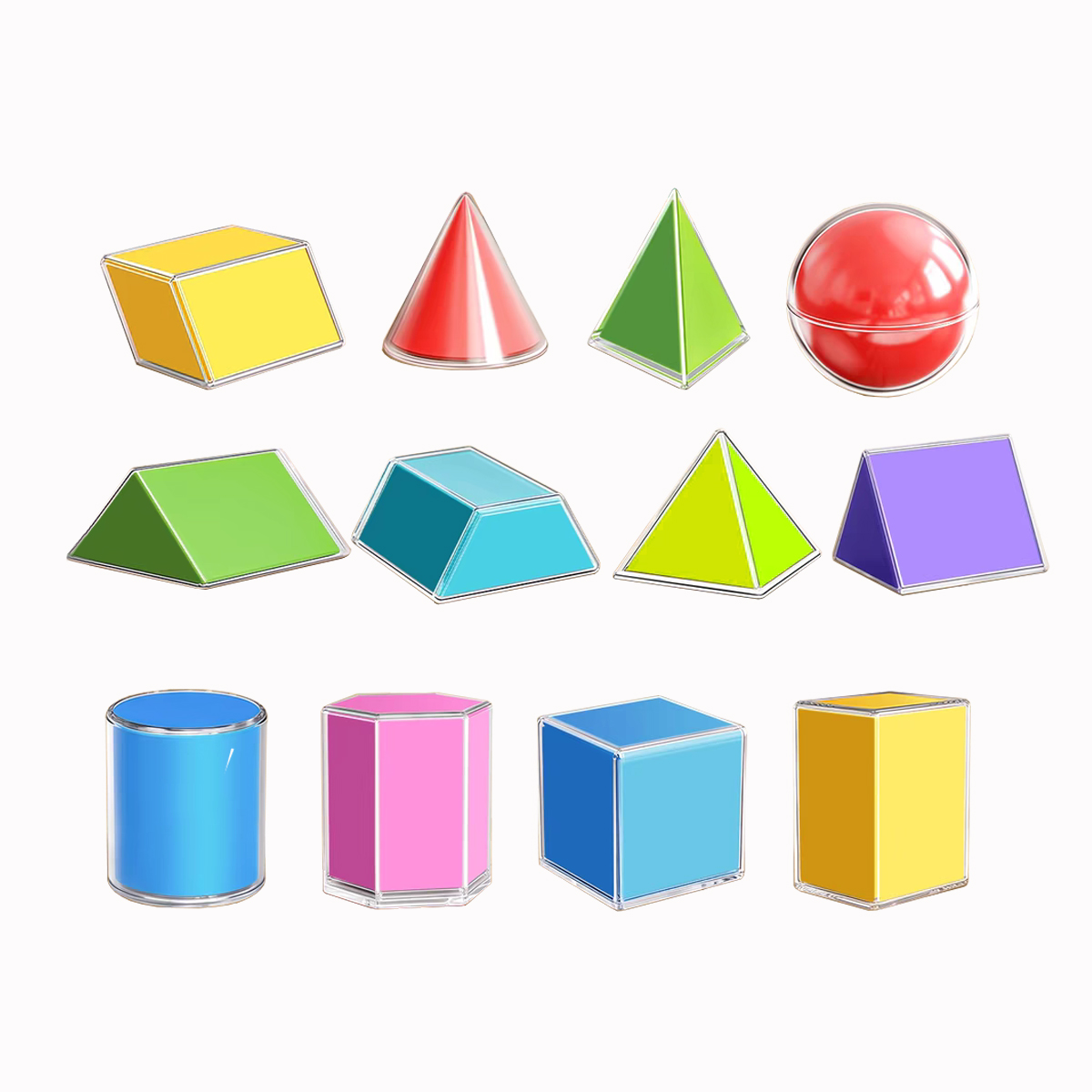 Modelos de Demonstração de Geo - Math Manipulative Set avaliação e preço