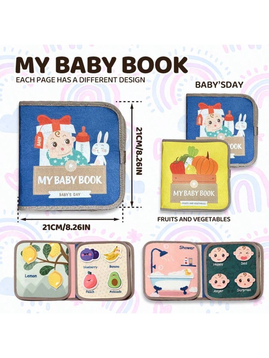 Livro ocupado do bebê montesso - Kids Education Books avaliação e preço