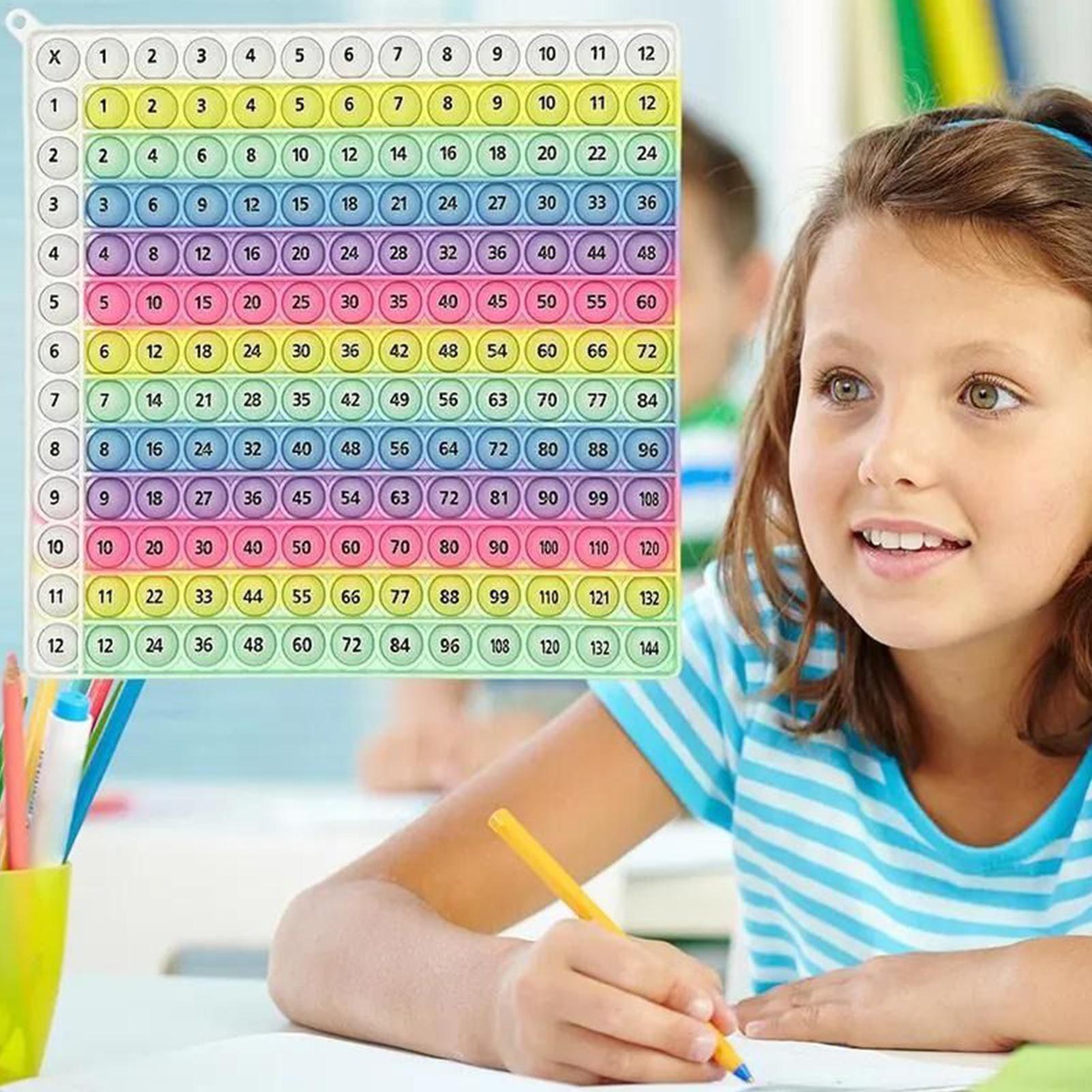 Arco-íris silicone multiplicaç - Kids Education Charts avaliação e preço