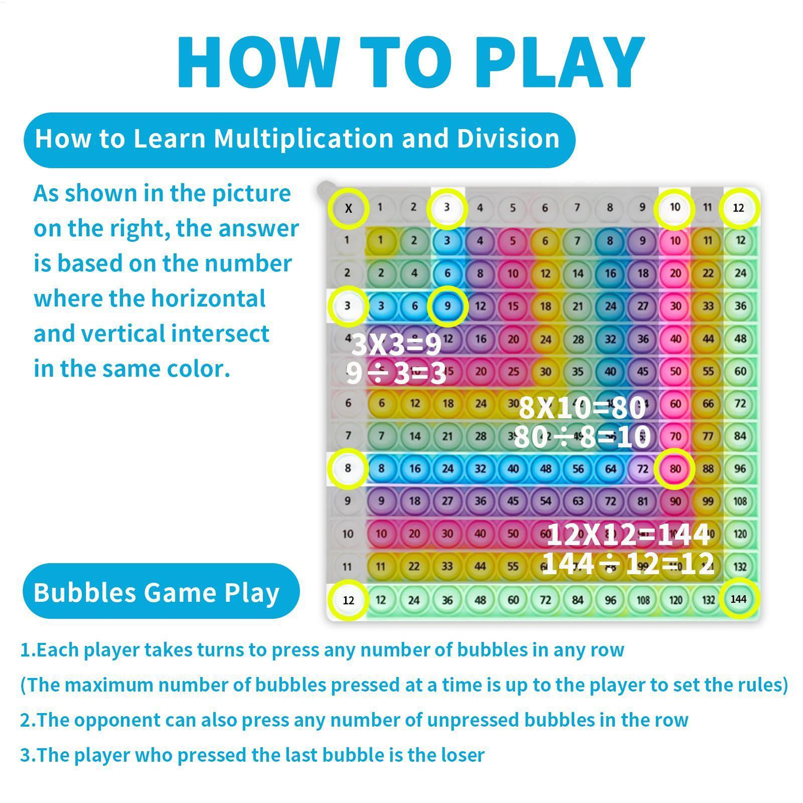 Arco-íris silicone multiplicaç - Kids Education Charts avaliação e preço