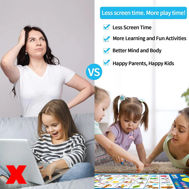 Gráfico eletrônico de parede d - Kids Education Charts avaliação e preço