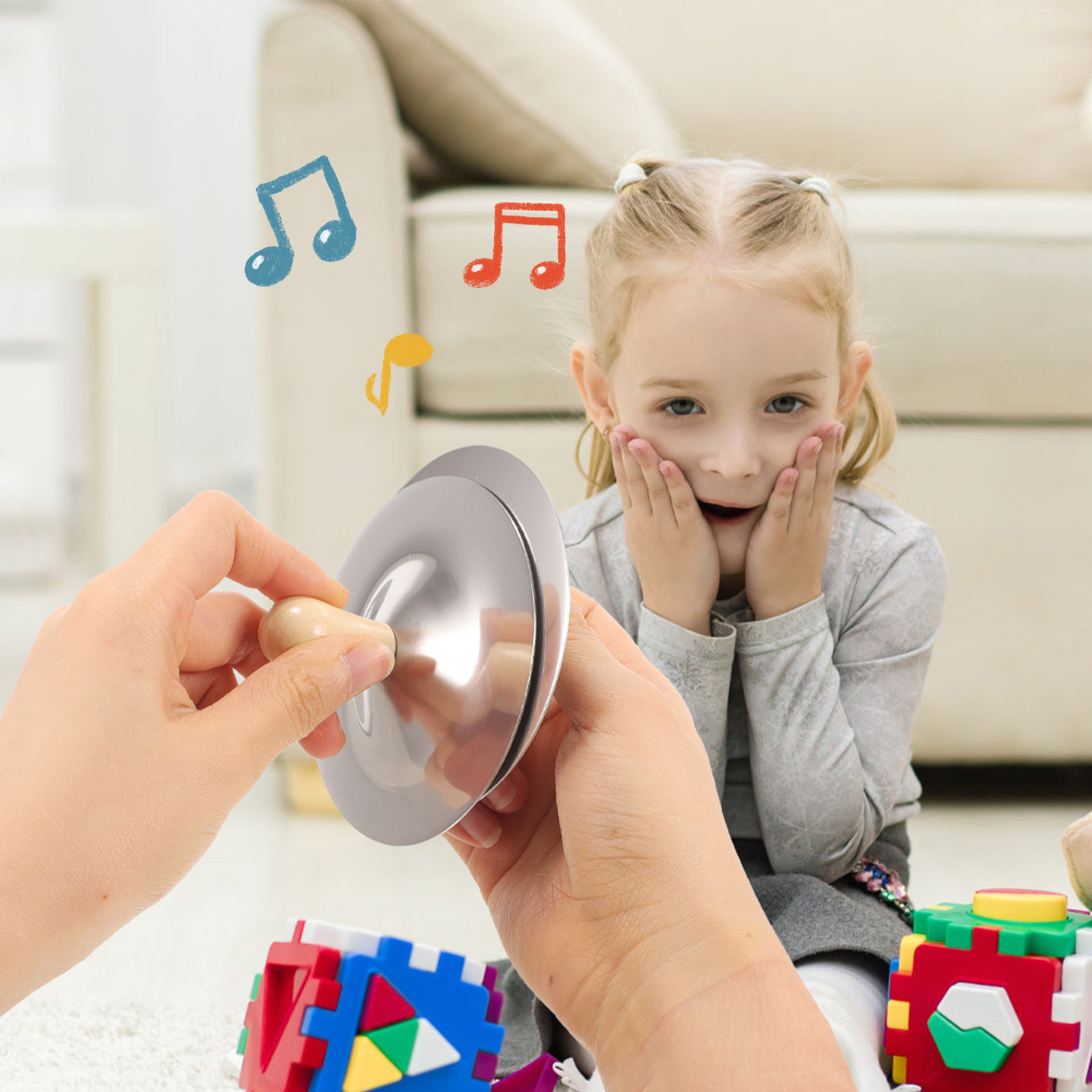 2 Peças de Címbalos de Dedo Pe - Kids Early Education avaliação e preço